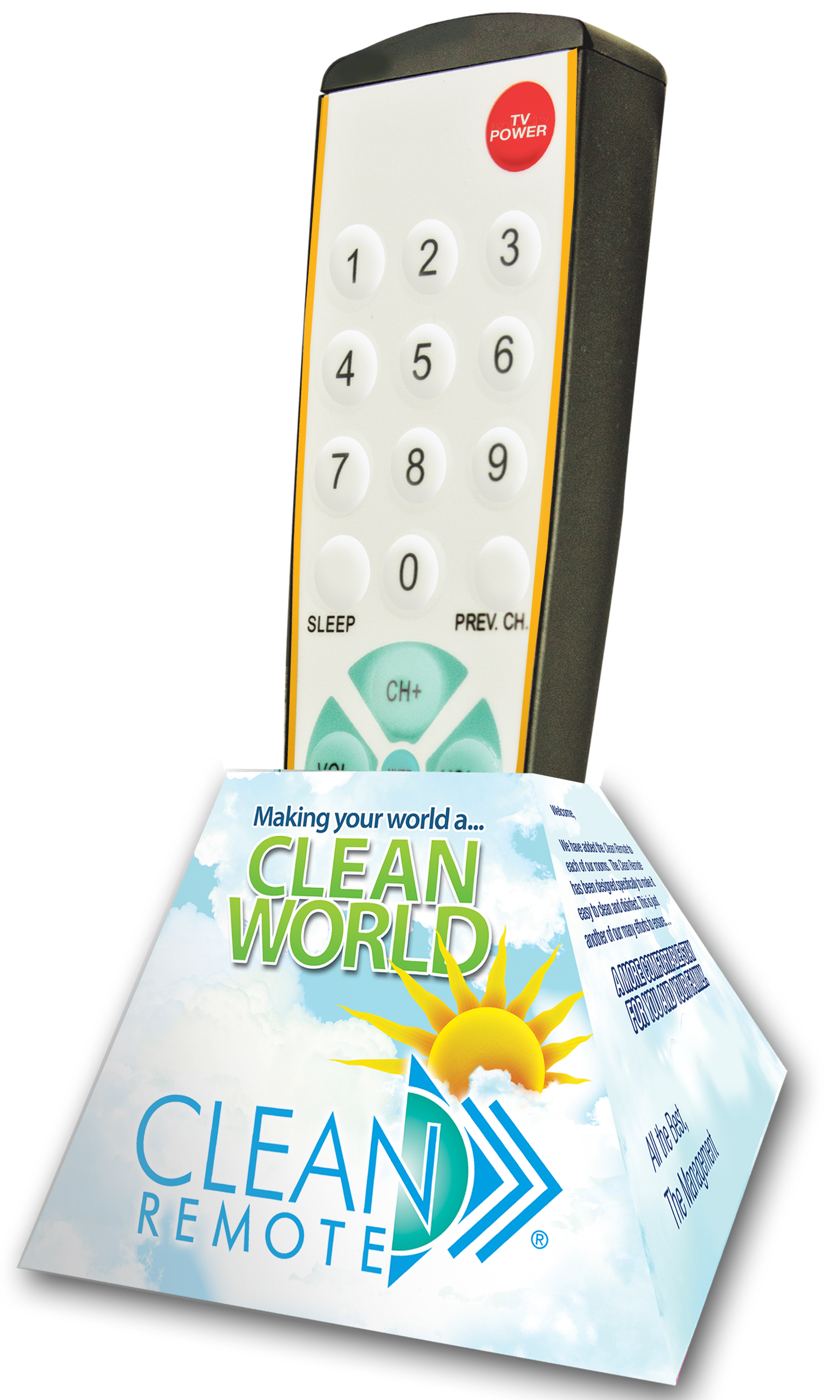 TV Remotes for Healthcare Clean Remote